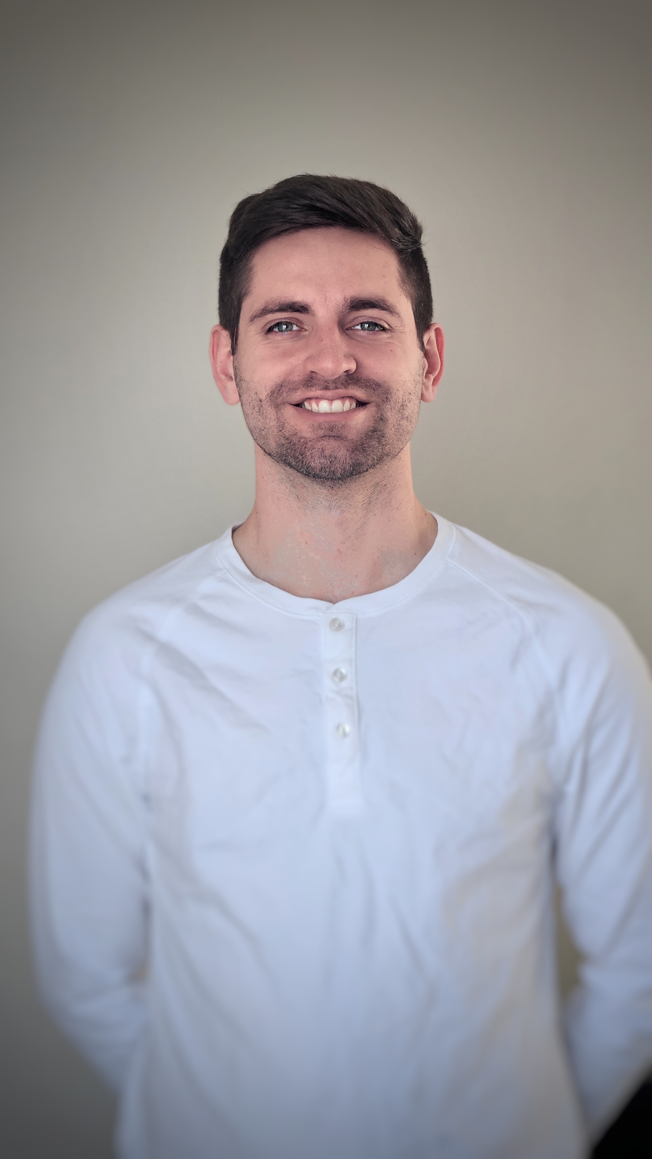 Professional headshot for hero section